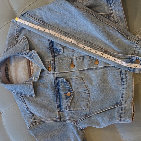 😎Los Angeles Apparel Jean Jacket M - Picture 5 of 7